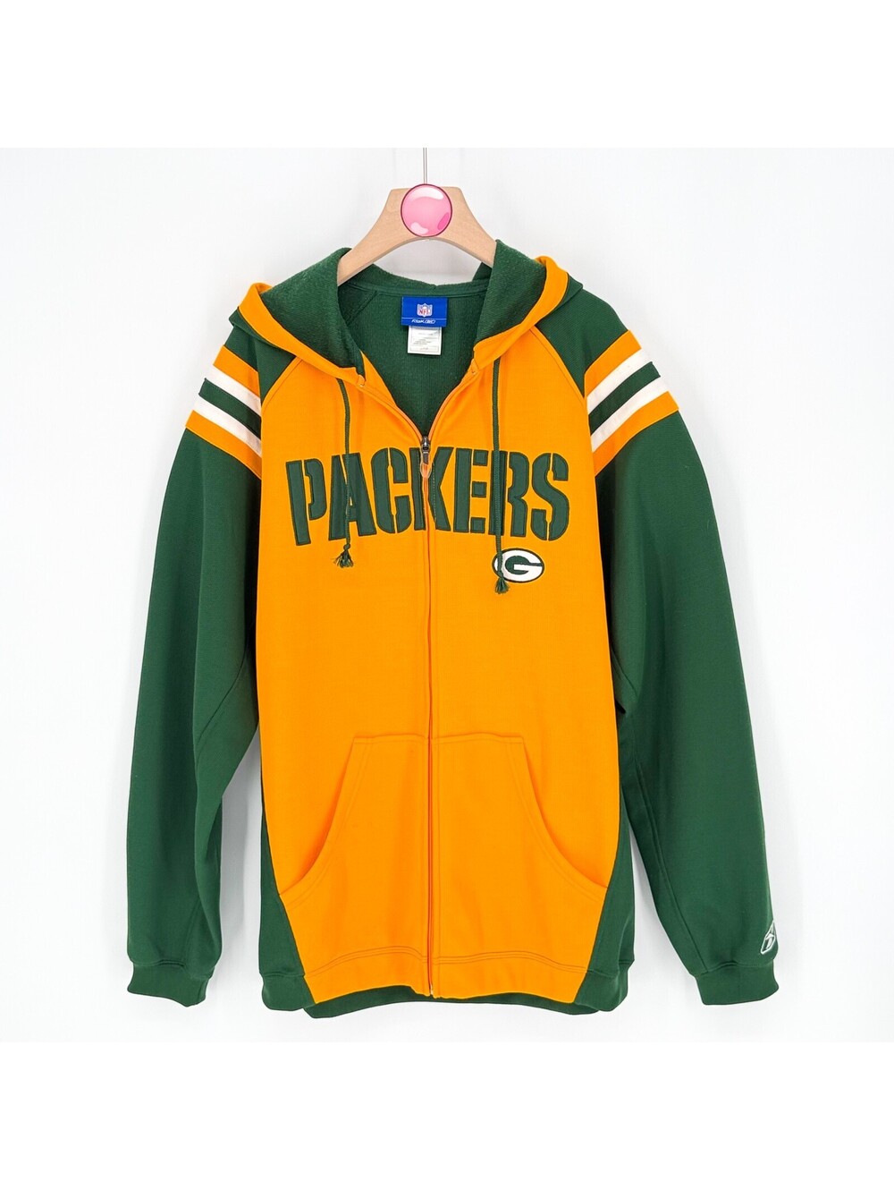 Vintage Reebok Green Bay Packers NFL Hoodie Men’s Small